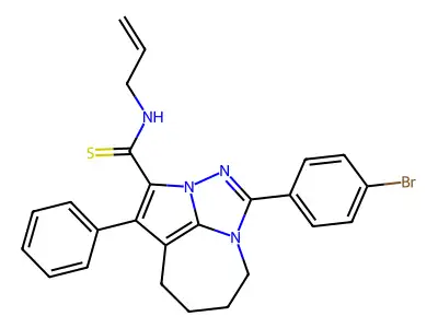 C25H23BrN4S structure