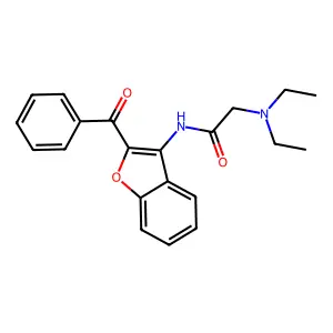 N-(2-Benzoyl-1-benzofuran-3-yl)-2-(diethylamino)acetamide structure