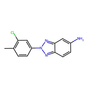 2-(3-chloro-4-methylphenyl)-2H-1,2,3-benzotriazol-5-amine structure