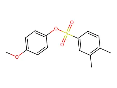 4-Methoxyphenyl 3,4-dimethylbenzenesulfonate structure