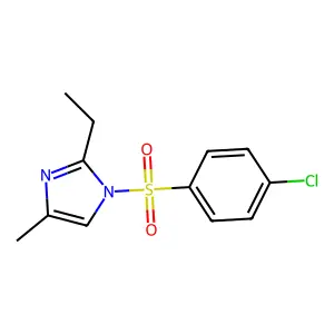 1-(4-Chlorophenyl)sulfonyl-2-ethyl-4-methylimidazole structure
