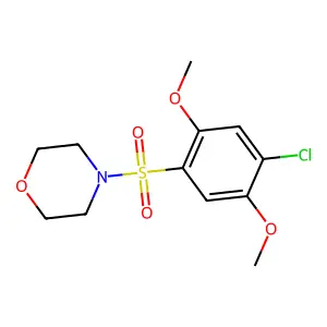 4-(4-Chloro-2,5-dimethoxyphenyl)sulfonylmorpholine structure