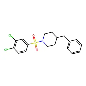 4-Benzyl-1-(3,4-dichlorobenzenesulfonyl)piperidine structure