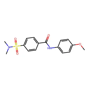 4-(dimethylsulfamoyl)-N-(4-methoxyphenyl)benzamide structure