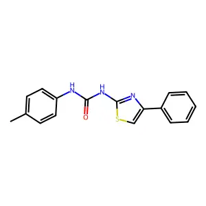 1-(4-Methylphenyl)-3-(4-phenyl-1,3-thiazol-2-yl)urea structure