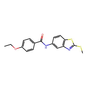 4-ethoxy-N-(2-(methylthio)benzo[d]thiazol-5-yl)benzamide structure