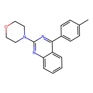 4-(4-(p-Tolyl)quinazolin-2-yl)morpholine structure
