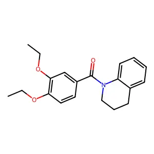 (3,4-diethoxyphenyl)(3,4-dihydroquinolin-1(2H)-yl)methanone structure
