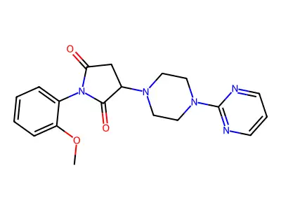 1-(2-Methoxyphenyl)-3-(4-pyrimidin-2-ylpiperazin-1-yl)pyrrolidine-2,5-dione structure