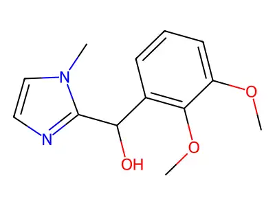 (2,3-dimethoxyphenyl)(1-methyl-1H-imidazol-2-yl)methanol structure