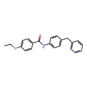 4-Ethoxy-N-(4-(pyridin-4-ylmethyl)phenyl)benzamide structure