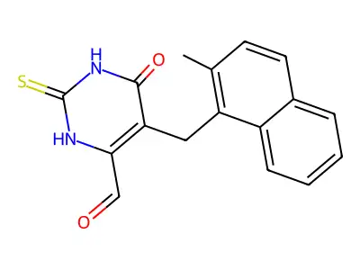 5-[(2-methylnaphthalen-1-yl)methyl]-4-oxo-2-sulfanylidene-1H structure