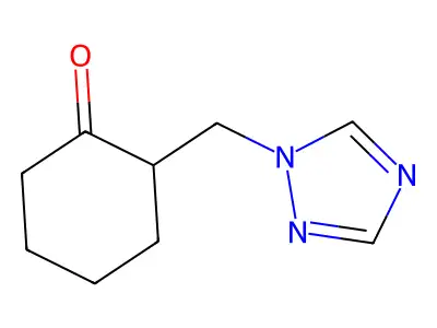 2-(1H-1,2,4-triazol-1-ylmethyl)cyclohexanone structure