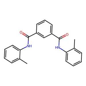 N1,N3-双(2-甲基苯基)间苯二甲酰胺 structure