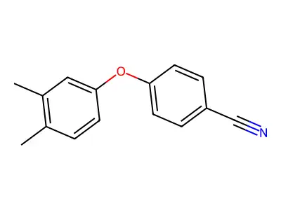 4-(3,4-Dimethylphenoxy)benzonitrile structure