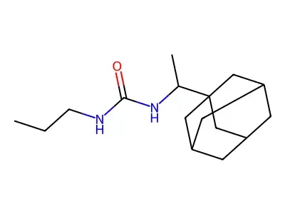 1-[1-(Adamantan-1-yl)ethyl]-3-propylurea structure