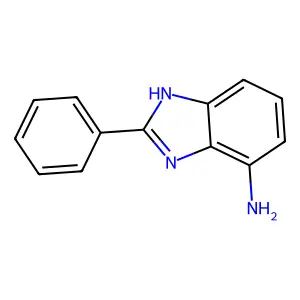 2-Phenyl-1H-benzoimidazol-4-ylamine structure
