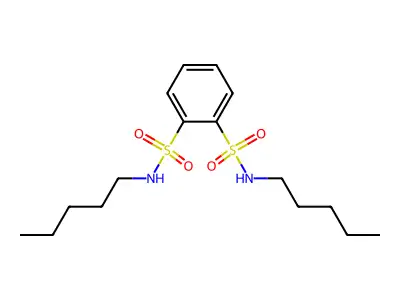 N1,N2-dipentylbenzene-1,2-disulfonamide structure