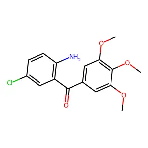 (2-Amino-5-chlorophenyl)(3,4,5-trimethoxyphenyl)methanone structure
