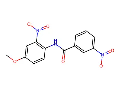 N-(4-Methoxy-2-nitrophenyl)-3-nitrobenzamide structure