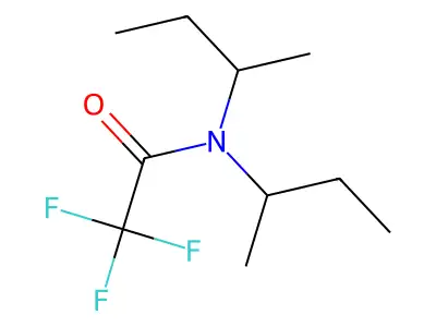 N,N-di(butan-2-yl)-2,2,2-trifluoroacetamide structure