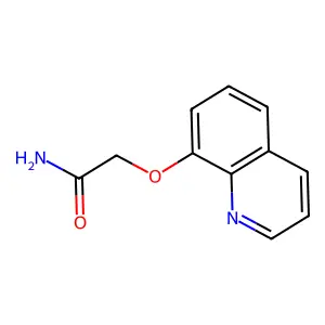 2-(Quinolin-8-yloxy)acetamide structure