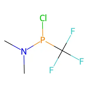 Phosphonamidous chloride, N,N-dimethyl-P-(trifluoromethyl)- structure