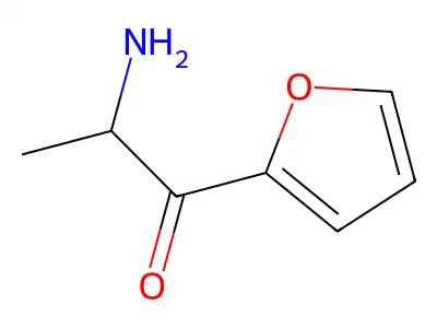 2-Amino-1-(furan-2-yl)propan-1-one structure