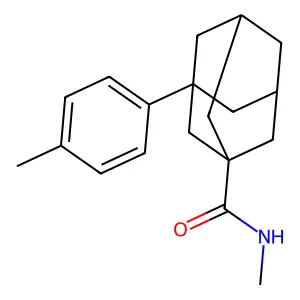 N-Methyl-3-(4-methylphenyl)-1-adamantanecarboxamide structure