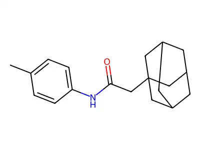 2-(1-adamantyl)-N-(4-methylphenyl)acetamide structure