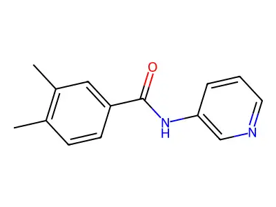 3,4-dimethyl-N-(pyridin-3-yl)benzamide structure