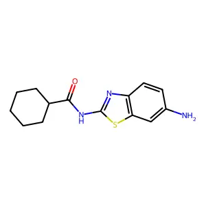 N-(6-Aminobenzo[d]thiazol-2-yl)cyclohexanecarboxamide structure