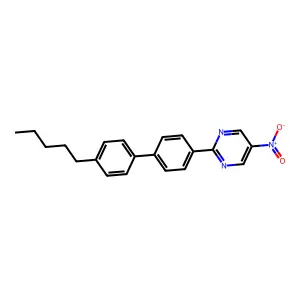 5-Nitro-2-[4-(4-pentylphenyl)phenyl]pyrimidine structure