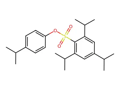 4-(1-Methylethyl)phenyl 2,4,6-tris(1-methylethyl)benzenesulfonate structure