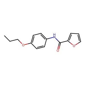 N-(4-propoxyphenyl)furan-2-carboxamide structure