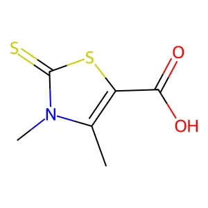 3,4-Dimethyl-2-thioxo-2,3-dihydrothiazole-5-carboxylic acid structure