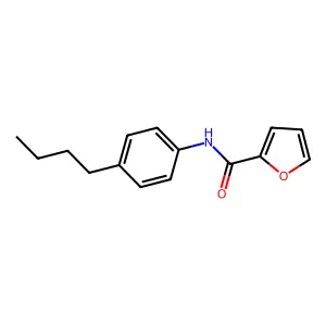 N-(4-butylphenyl)furan-2-carboxamide structure
