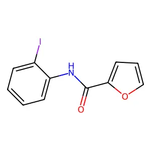 N-(2-碘苯基)呋喃-2-甲酰胺 structure