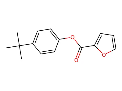 4-Tert-butylphenyl 2-furoate structure