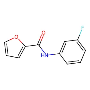 N-(3-氟苯基)呋喃-2-甲酰胺 structure