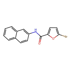 5-bromo-N-(2-naphthyl)-2-furamide structure