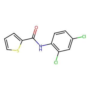 N-(2,4-dichlorophenyl)thiophene-2-carboxamide structure