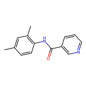 N-(2,4-二甲基苯基)吡啶-3-甲酰胺 structure