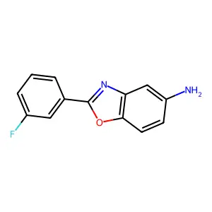 2-(3-Fluorophenyl)-5-benzoxazolamine structure