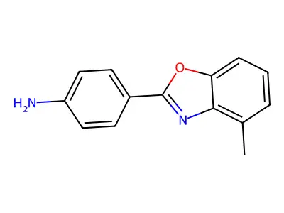 4-(4-Methyl-benzooxazol-2-yl)-phenylamine structure