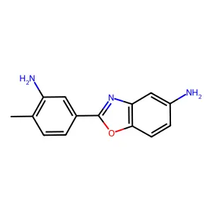 2-(3-Amino-4-methylphenyl)-1,3-benzoxazol-5-amine structure