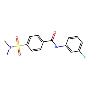 4-(dimethylsulfamoyl)-N-(3-fluorophenyl)benzamide structure