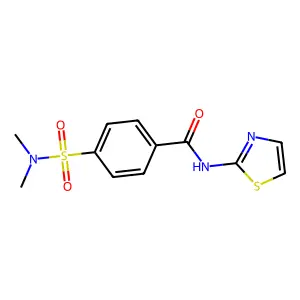 4-(dimethylsulfamoyl)-N-(1,3-thiazol-2-yl)benzamide structure