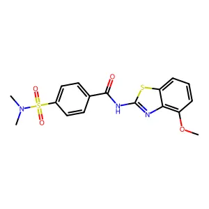 4-(dimethylsulfamoyl)-N-(4-methoxy-1,3-benzothiazol-2-yl)benzamide structure