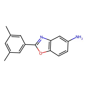 2-(3,5-Dimethylphenyl)-1,3-benzoxazol-5-amine structure